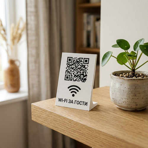QR табелка за Wi-Fi